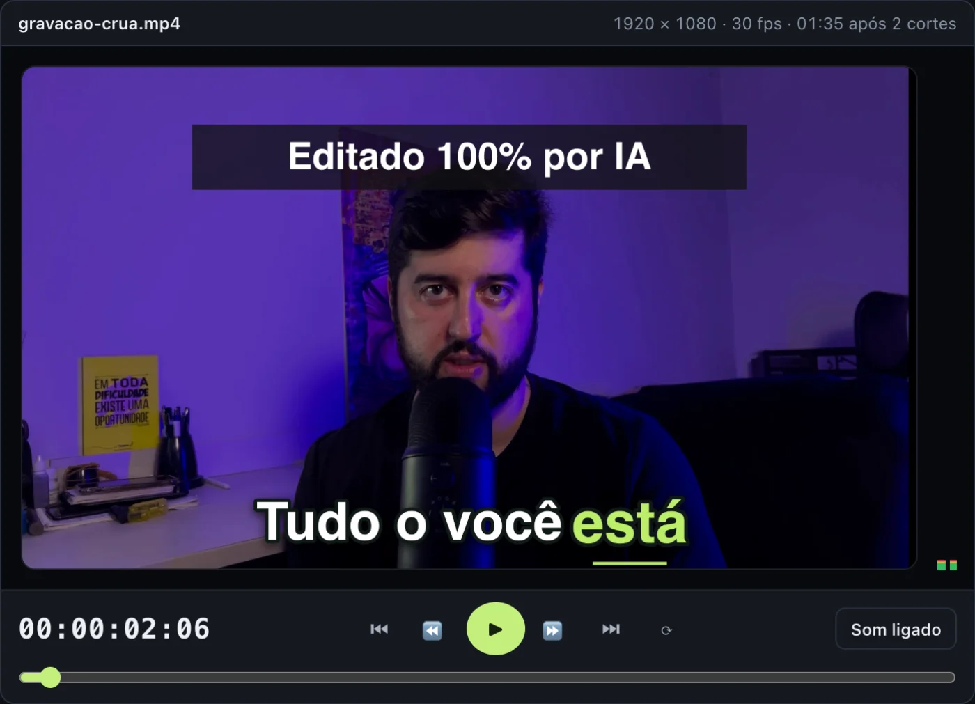 Legenda palavra a palavra